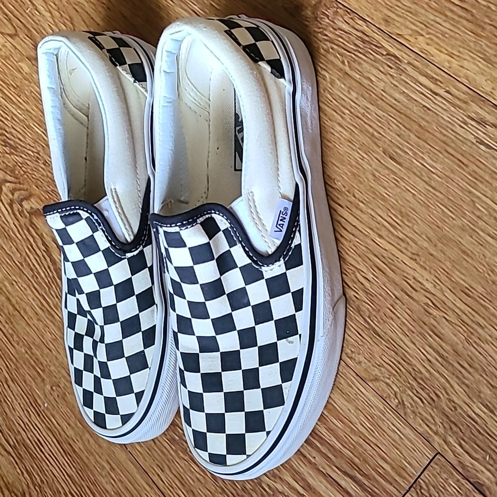 Checkered vans